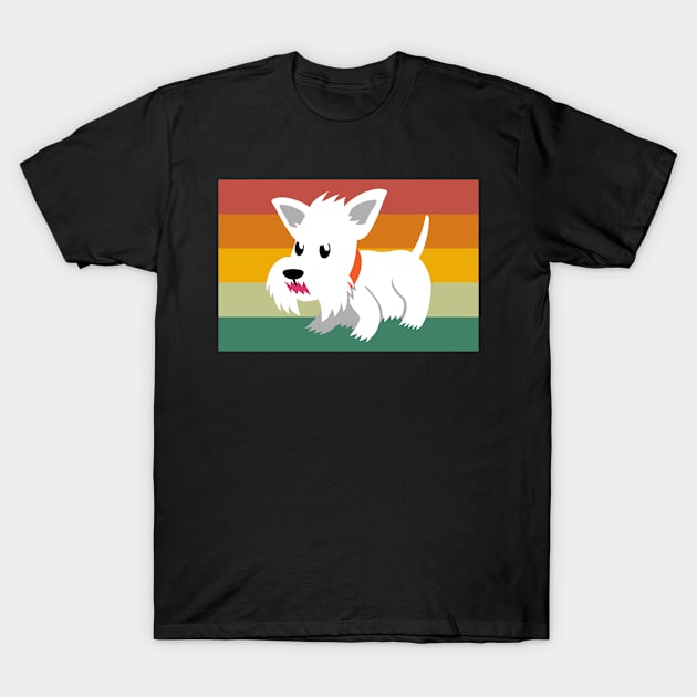 Vintage Animal Retro Scottish Terrier 28 T-Shirt by rosenbaumquinton52